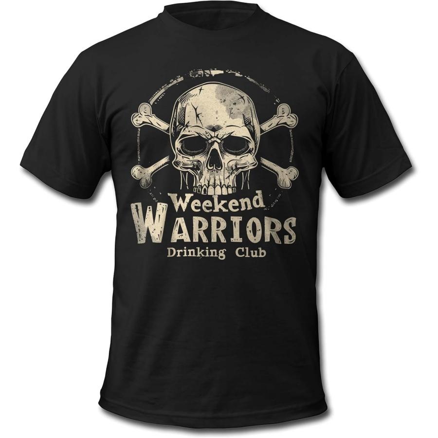 Bands and Bones Weekend Warriors Мужская футболка Rock n Roll S