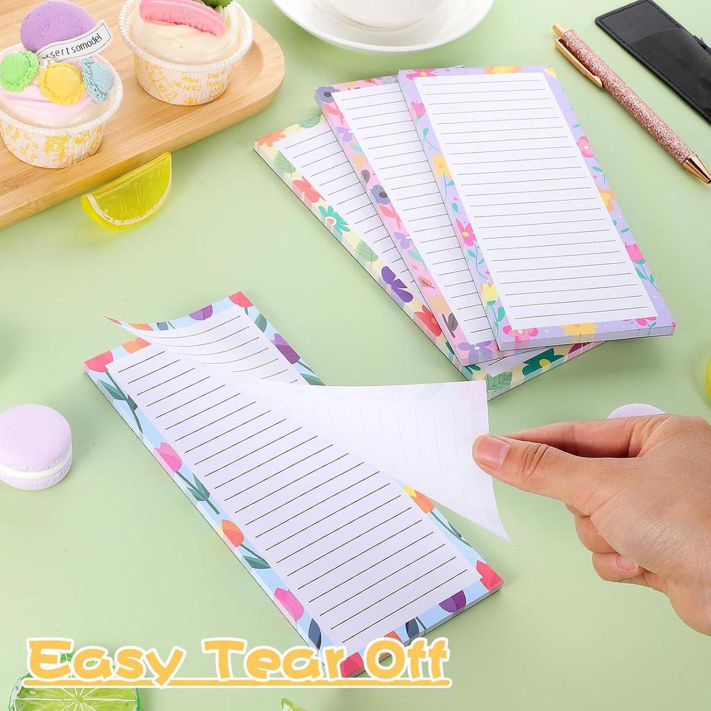Charming Fruit Magnetic Memo Board: Tearable Sticky Notes for Fridge