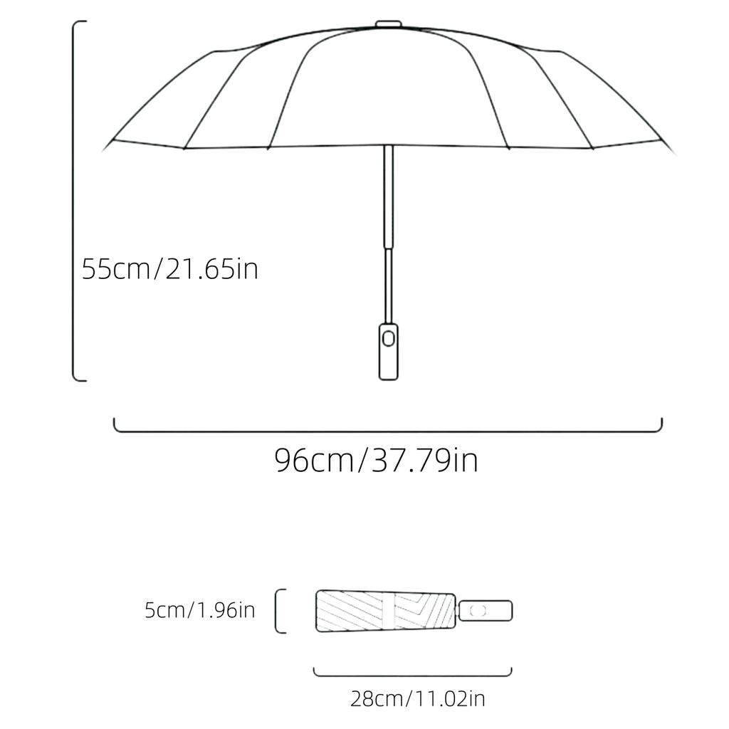 1 piece of compact fully automatic transparent feather umbrella suitable for taking photos couple umbrella windproof rainproof s