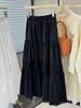 2026 Spring Korean Style Sweet Slimming A-Line Lace Patchwork Layered Cake Skirt