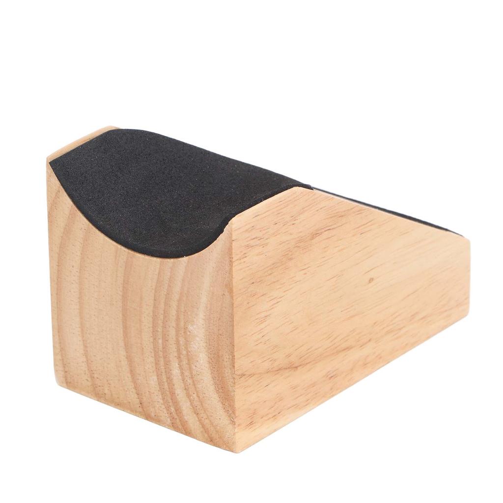 Wooden Guitar Neck Rest 2 Different Heights Non Slip Neck Pillow Support Rack for Ukulele Banjo