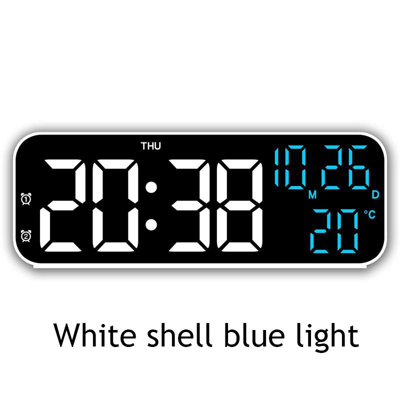 

Многофункциональный светодиодный будильник с 24-часовым дисплеем, регулируемой яркостью и датой, функцией голосового управления