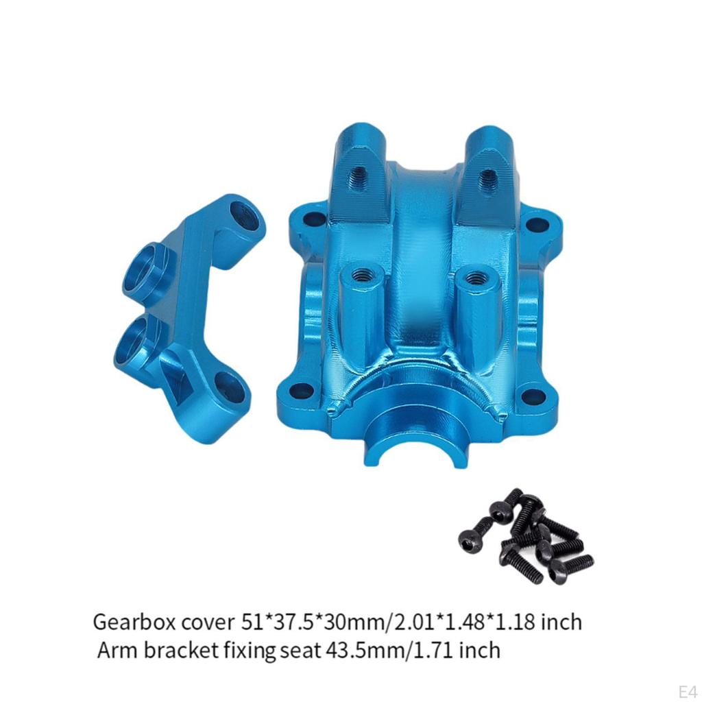 1:10 skala RC Auto Metall Getriebe Vorne Getriebe Fall Abdeckung Upgrade Kit Differential für TT02