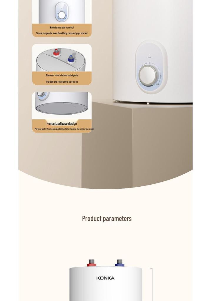 Konka 1800W Energy-Saving Under-Counter Kitchen Boiler