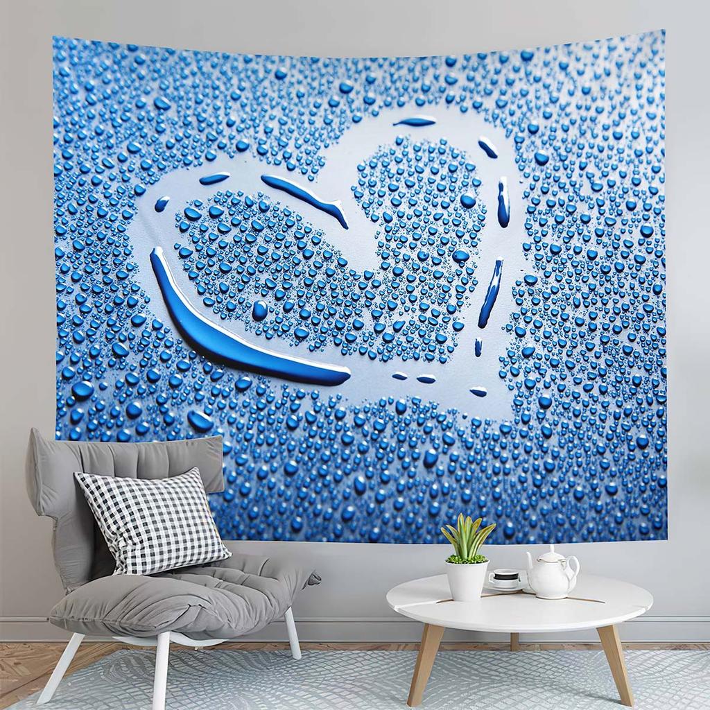 Love Heart Tapestry Romantic Lover Tapestry Creative Gift Tapestry Wall Hanging Decor Tapestries Bedroom Home Living Room Dorm