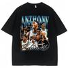 T-shirt Graphique Vintage Anthony Edwards Vêtements Femme Cadeau T-shirt Fans de Basketball Coton Été High Street T-shirts Homme