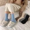 Women's Autumn and Winter Thickened Plush Warm Lingerie Twist Wool Tube Pile Socks