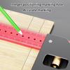   90 Degree Aluminum Carpenter Square Precise Woodworking Ruler Tool With Lasering Etched Marking For Accurate Measurement