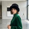 Solid Color Winter Hat Plush Fisherman Hat New Berets  Outdoor