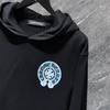8662 CHROME HEARTS New Spring and Autumn Plus-size Thin Style Classic Style Logo Hooded Sweatshirt for Couples