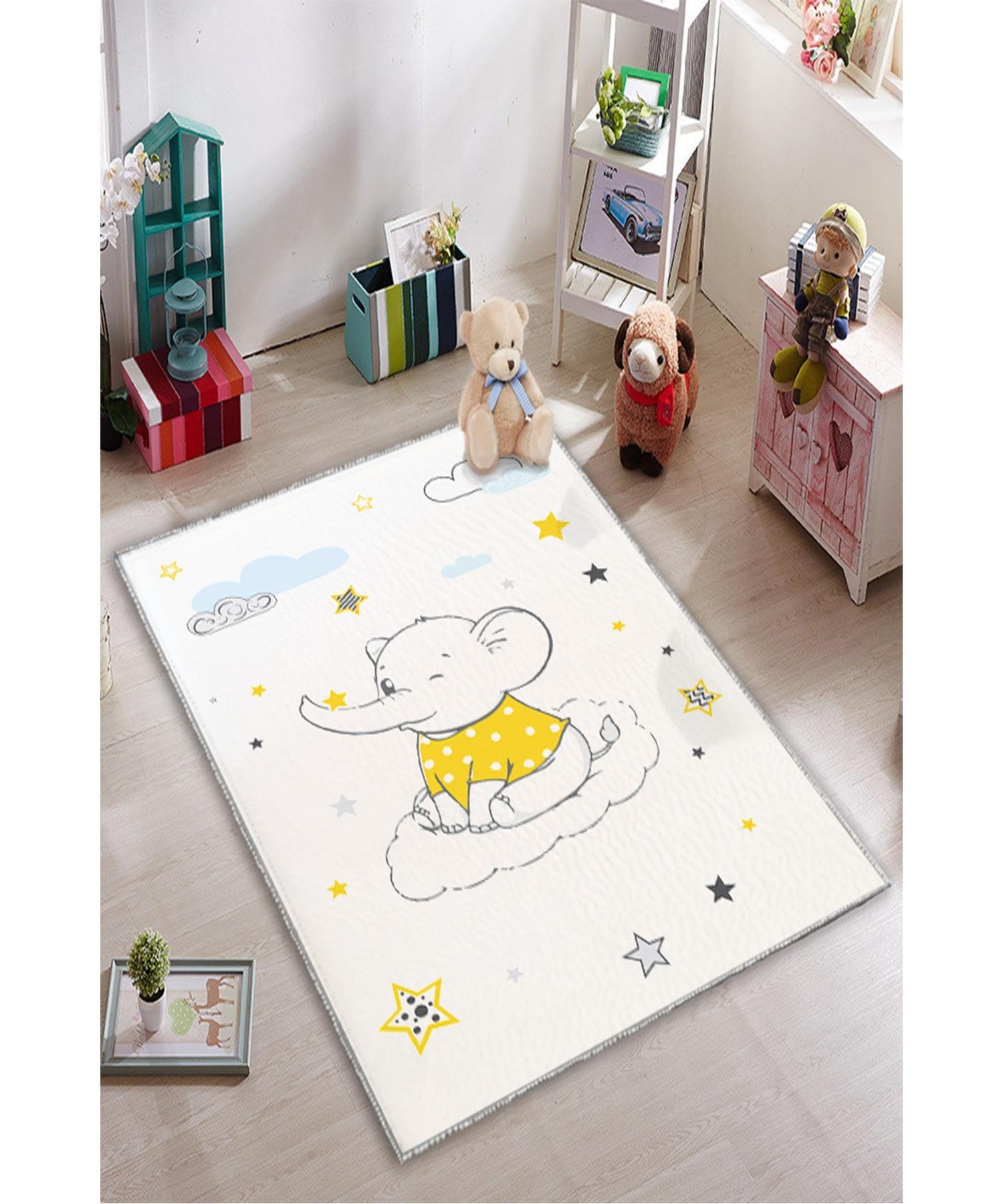

Carnival Cute Elephant Kids Room Carpet