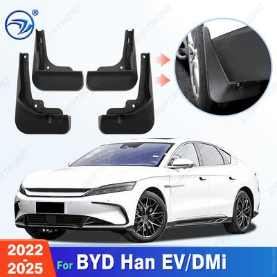 For BYD Han EV/DMi 2024 2025 Fender Mudflaps Splash Guards Mudguards Mud Flaps Car Accessories