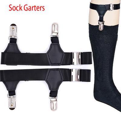 Men Socks Garters Elastic Sock Stays Belt Clip Adjustable Suspenders Accessories