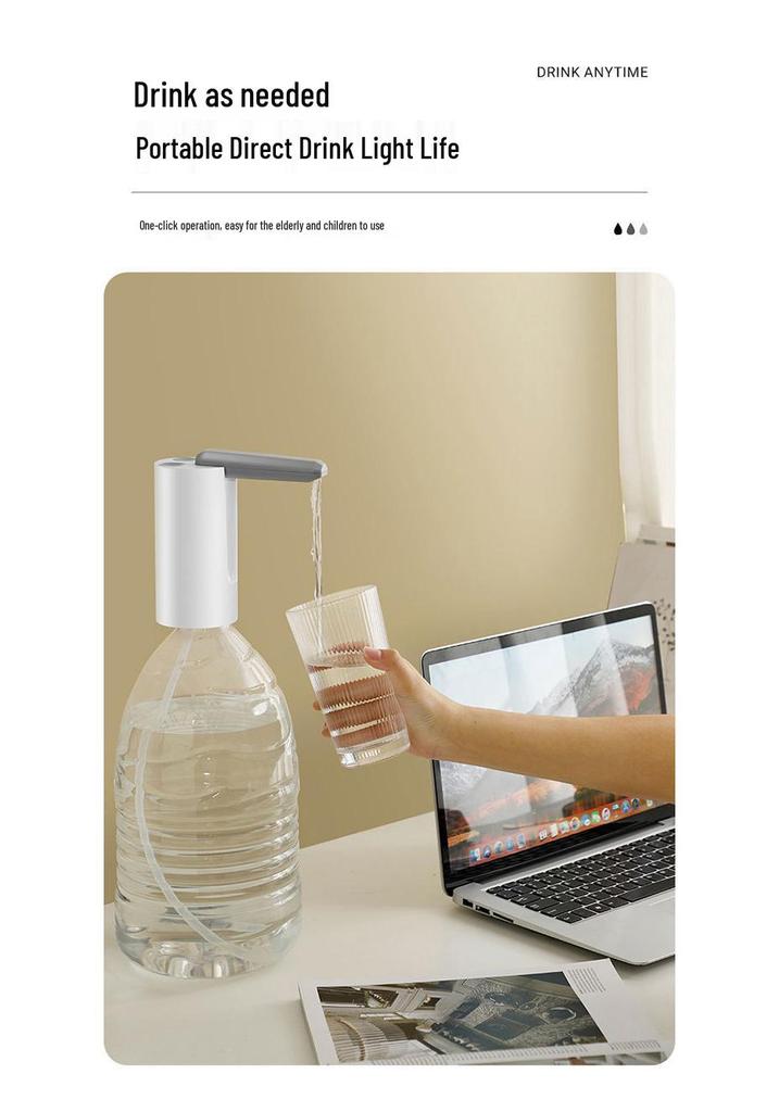 USB Portable Folding Automatic Water Dispenser for Household and Mineral Water