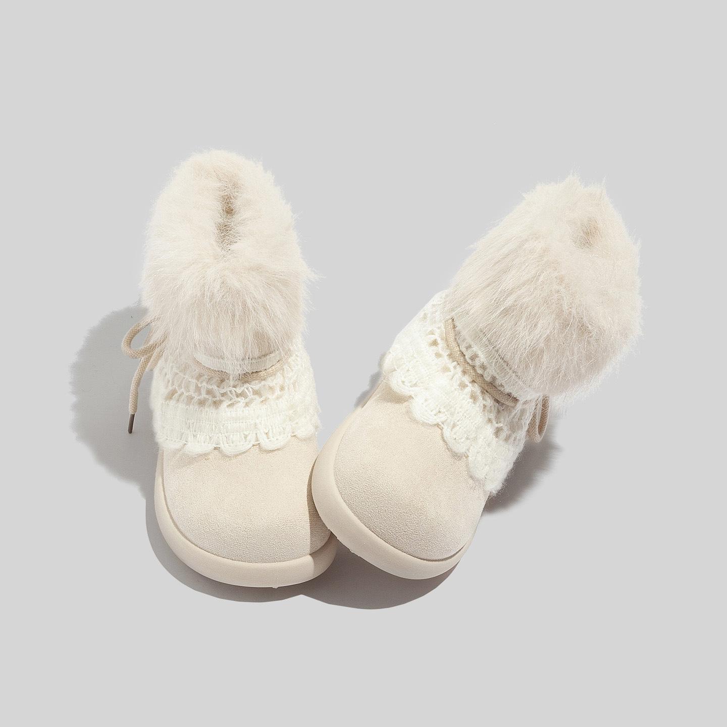 Женские короткие хлопковые ботинки на флисовой подкладке универсальные повседневные теплые зимние сапоги для снега 40 3780₽