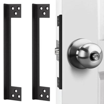 Universal L-Shaped Door Locks Shield Plate Rustproof Reversible Outswing Angle Cover Stainless Steel Corrosion Resistant