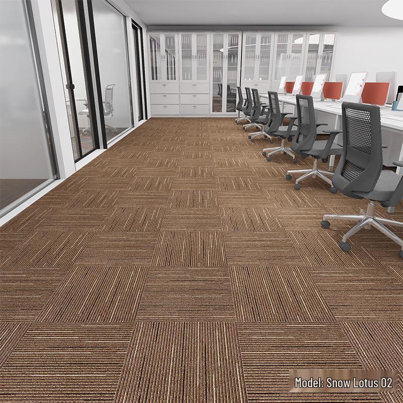 

Екологічна звукоізоляційна вогнестійка килимова плитка для офісу, спальні або вітальні Super thick non-woven bottom