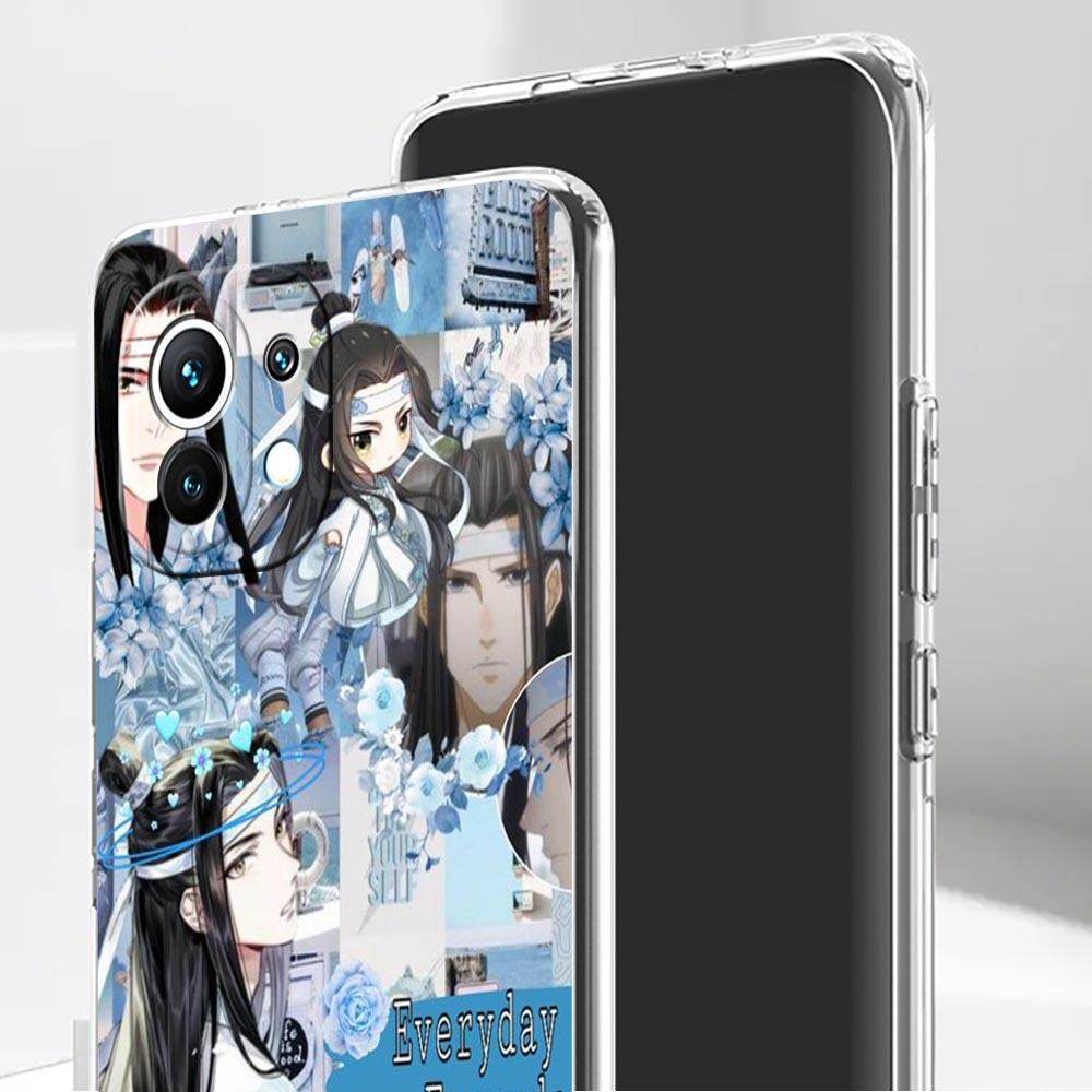 MDZS Anime Mo Dao Zu Shi Phone Case For Xiaomi Mi 12T 10 12 Lite 11 Ultra 11X 11T Pro 11i Poco X4 X3 NFC F3 M3 M4 5G Clear Cover