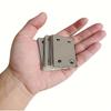 10 Set Hardware Fittings Four Holes Angle Code for Furniture Wood Shelves Cabinets and So On.