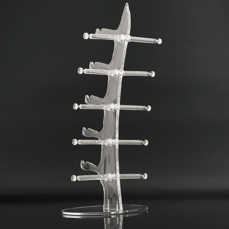 Acrylic Sunglass Rack Frame Glasses Organizer Eyeglass Storage Holder 5 Layers