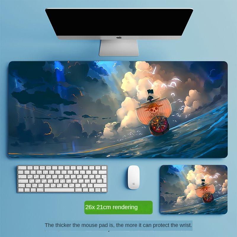 Mauspad, übergroß, Büro-Tastenkombination, integriertes Schloss, verdickt, individuell, gut aussehend, für Studenten, Computer, E-Sport, Tischmatte