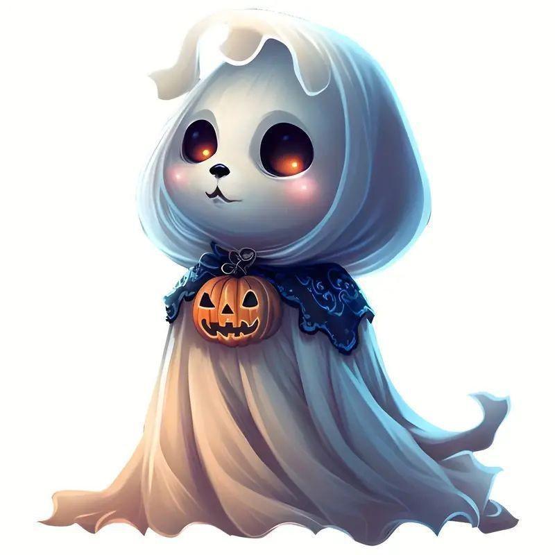 1pc Halloween Pumpkin, Imp Decoration, Flat Acrylic Car Interior Pendant