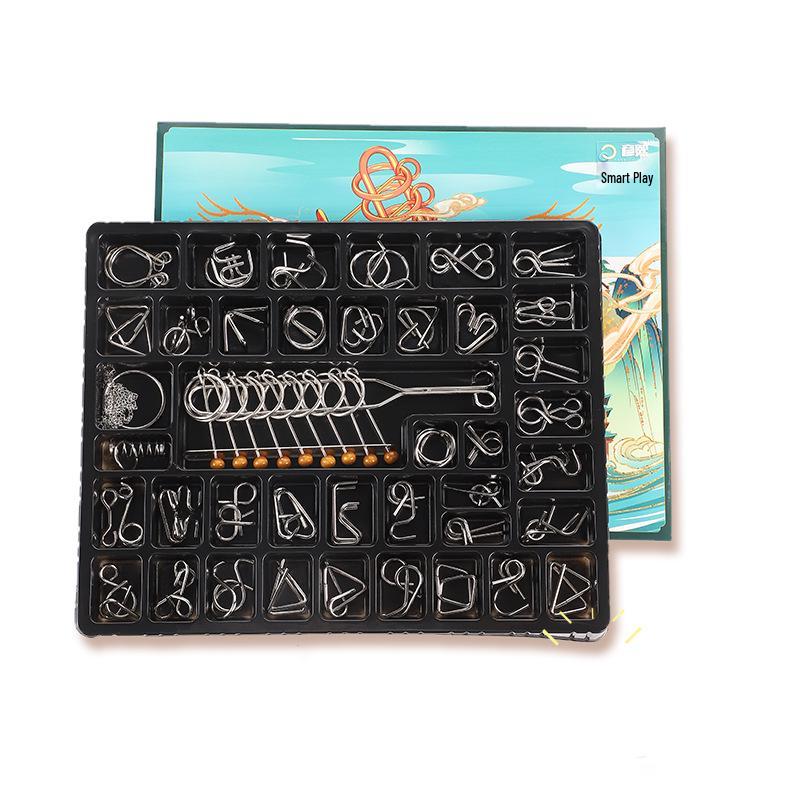 IQ Toys 8-teiliges Puzzle-Set - TikTok Trend Interlocking Rings
