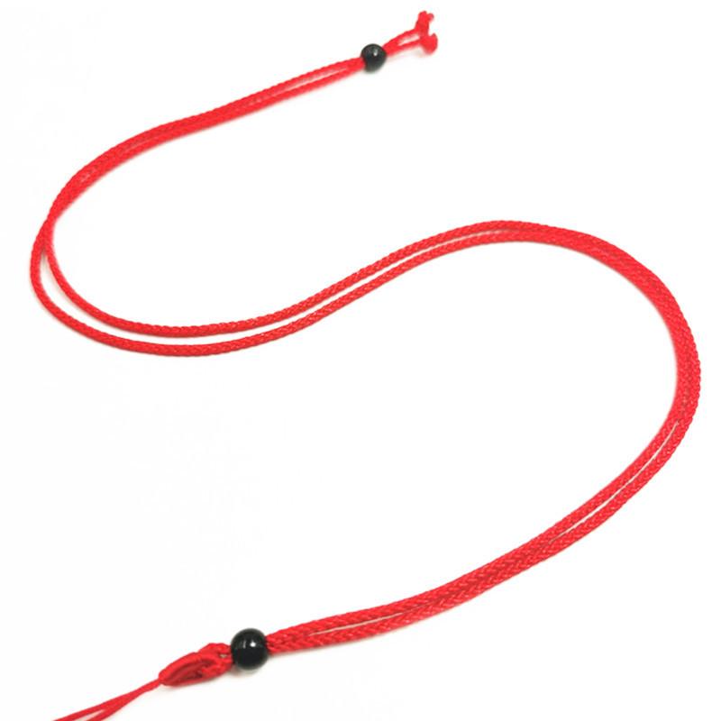 Элегантное ручное плетеное ожерелье-подвеска из золотого нефрита с регулируемым высококачественным миланским шнурком чёрный