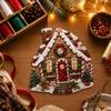 Christmas Holiday Patchwork Quilted Decoration Set for Home Festive Decor