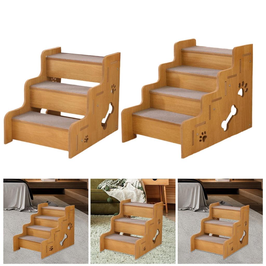 Pet Stair for Small Medium Older Cat Dog Portable Dog Stair for Cars Couch