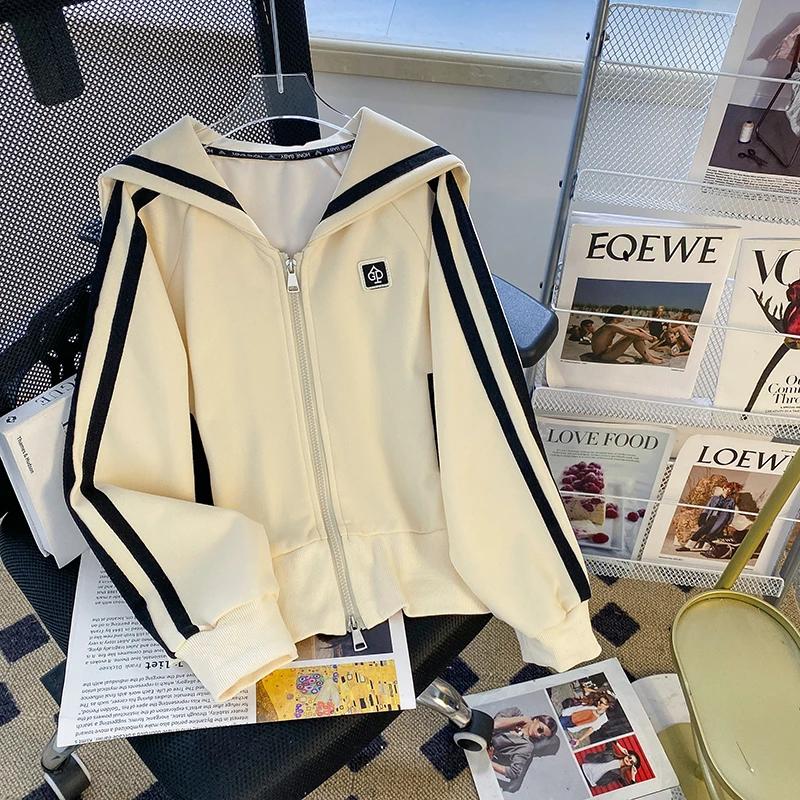Women Suits Sets Cotton Large Size Pants Thickened Sweaters Coat Top Longs Pants Two-piece Oversize 2PC Suit