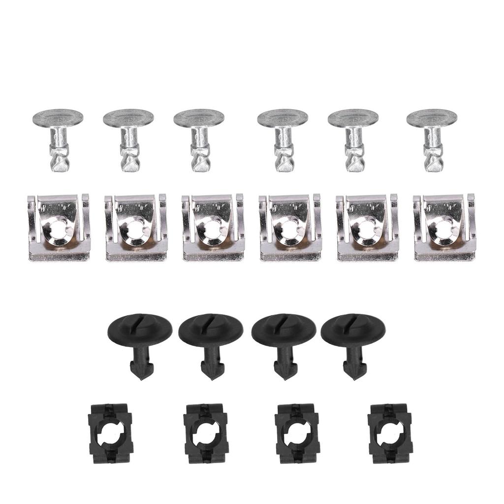 Engine Undertray Underbody Shield Fasteners Fixing Clips 4A0805163 Replacement for A3 A4 A6 A8