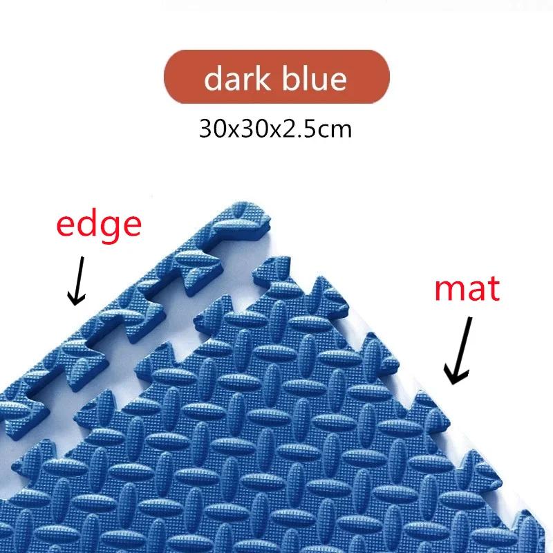 2.5CM Thick 30×30 Solid Color Baby Children's Room Game Mat Carpet Playing Activity Gym Mat Puzzle Environmental Protection Mats