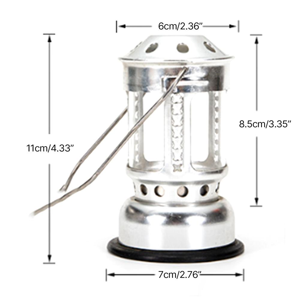 Aluminum Alloys Night Fishing Hangings Candle Lamp Wear Resistant Mini Bright Tealights Holder Outdoor Candle Lamp