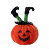 62KD Halloween Witches Legs Pumpkin Plush Figurine Festival Home Desktop Decors Gift