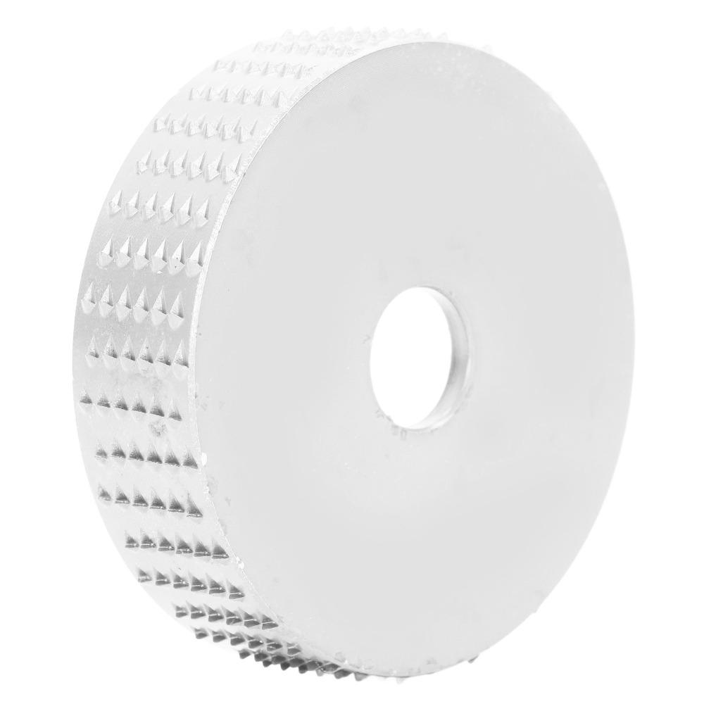 High Carbon Steel Wood Carving Disc 5/8" Arbor Silver Wood Carving Wheel Red Quick Rough Cutting Grinding Wheel Woodworking
