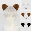 Original bear ear headband, realistic animal ear design cos Multicolored panda ear plush hair accessories