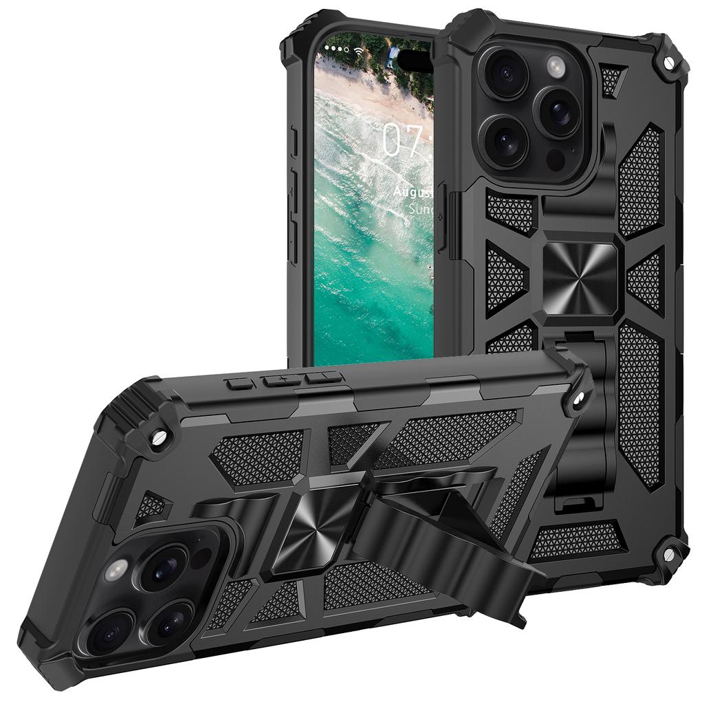 Military Camouflage Phone Case For iPhone 16 Pro Max 15 Plus 14 13 12 11 7 8 Plus SE 2022 Double Layer Protection Armor Cases