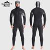 SBART 5/7MM Thick Wetsuit One-Piece, Cold-Protective & Warm Diving Suit with Velvet, Jellyfish Resistant