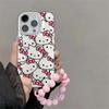 Cute Hello Kitty Lanyard Phone Case For Xiaomi Redmi 15 15C 14C 13C 12C A5 12 Note 14 Pro 13 12 Pro Plus 11 11S 4G 5G Casing