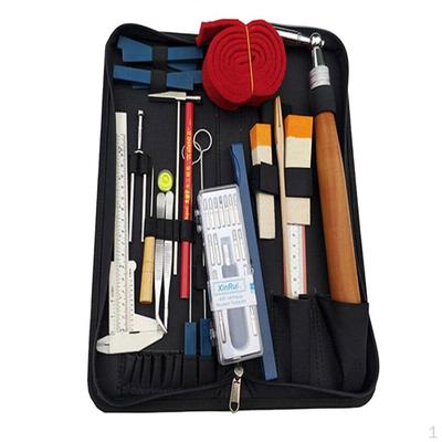 36pcs Piano Tuning Hammer Fork Mute Set