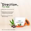 Sunny Herbals Papaya Face Pack Pore Tightening Complexion Care For Men Women Deep Nourishing Glow Skin Mask 150 g