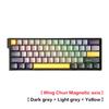 AULA WiN 60 Magnetic Axis Keyboard RT Custom Mechanical Wired Connection for Gaming with Webdriver for 8K Response Rate