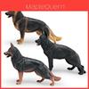 Deutscher Schäferhund Tierfigur PVC Dekorative Figur für Kinder und Sammler