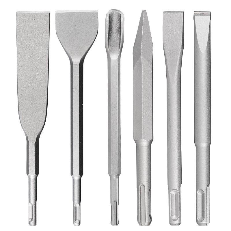 Two-Flute Round Shank Concrete Drill Bit for Light Electric Hammer (150-1000mm)