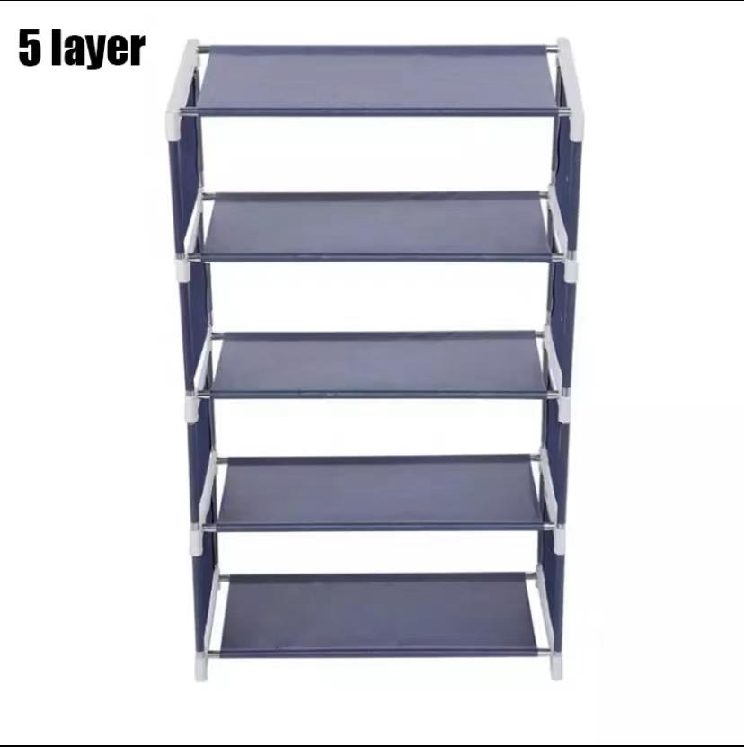 Multilayer Shoe Rack Vanzlife Home Organization and Storage for Shoes Shoe Cabinet Easy Assembly Space-saving Stand Self Home