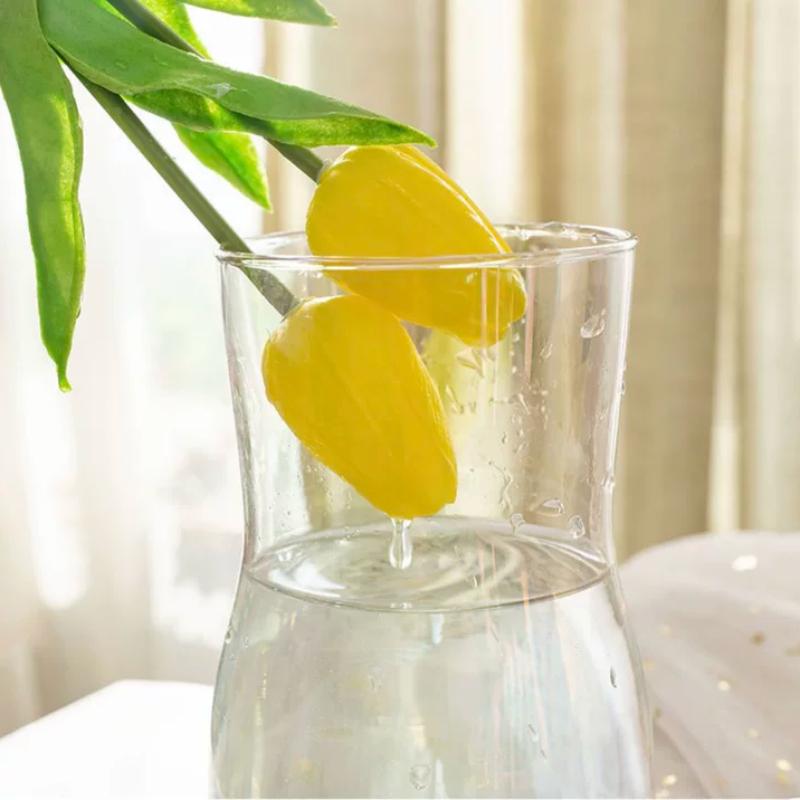 Echte Haptik Künstliche Tulpen Hohe Qualität Luxuriöse Silikon Falsche Blumen für Haus Hochzeitsdekoration Brautstrauß Elegante Dekoration