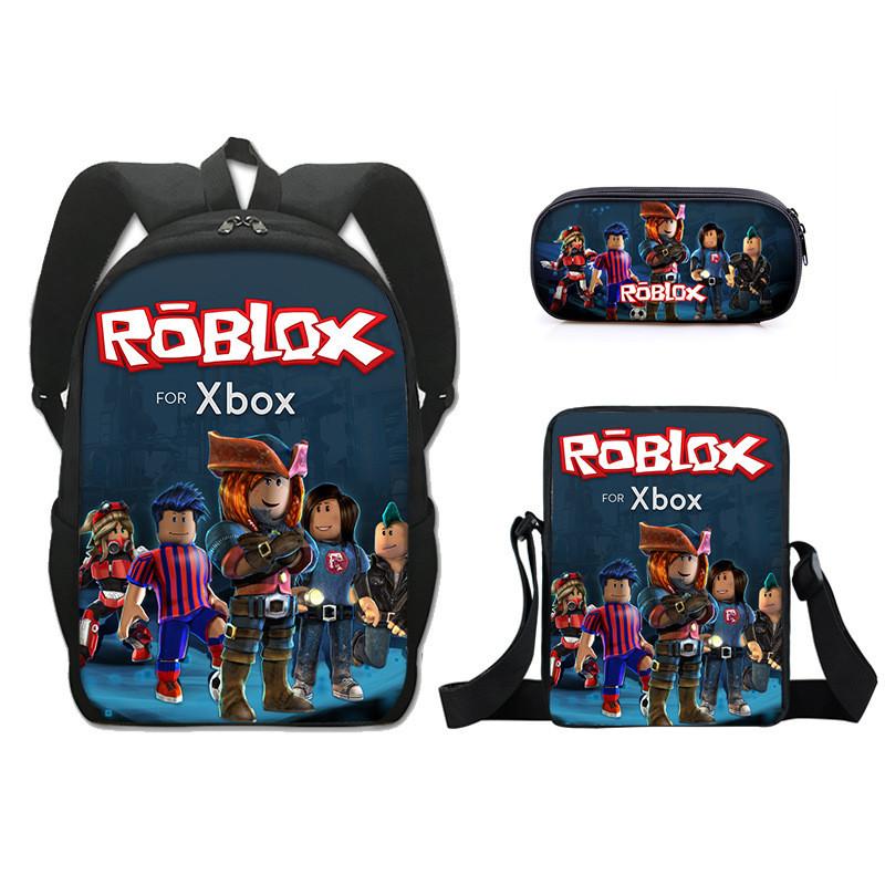 Roblox Kids Backpack Set With Lightweight Oxford Fabric For School And Study Use