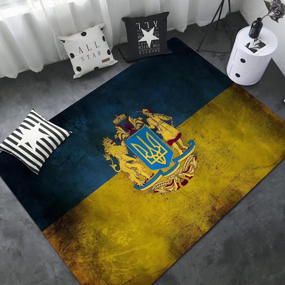 Ukraine Ukrainian Girl Flag Entrance Door Mat Nordic Style Bedroom Living Room Doormat Home Balcony Anti-Slip Modern Home Decor