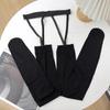 Women'S Sexy Stockings Diamond-Shaped One-Piece Halter Long Socks Black Silk Japanese Style For Girls Simple Fashion Stockings